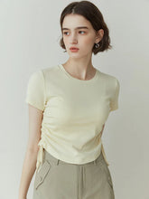 Knitted Summer Girl Short Fit Black Pink WomenShort Sleeve T-shirt